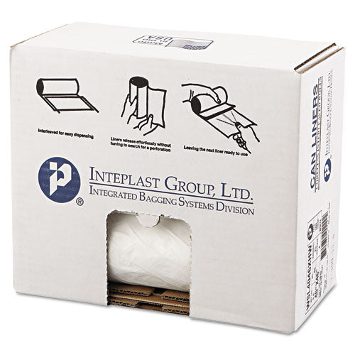 Inteplast Group wholesale. INTEPLAST Low-density Commercial Can Liners, 45 Gal, 0.7 Mil, 40" X 46", White, 100-carton. HSD Wholesale: Janitorial Supplies, Breakroom Supplies, Office Supplies.