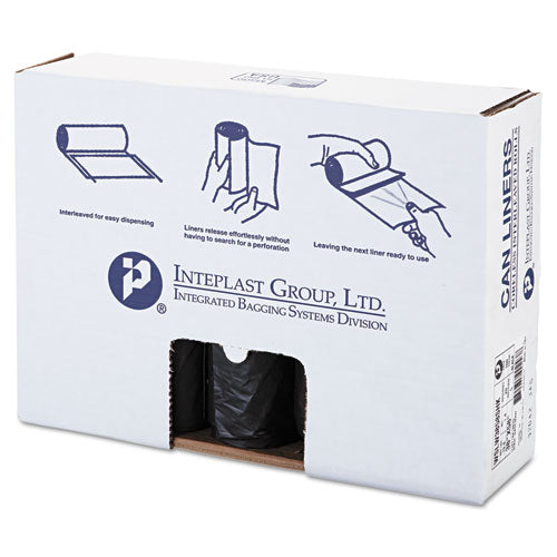 Inteplast Group wholesale. INTEPLAST Low-density Commercial Can Liners, 60 Gal, 1.4 Mil, 38" X 58", Black, 100-carton. HSD Wholesale: Janitorial Supplies, Breakroom Supplies, Office Supplies.