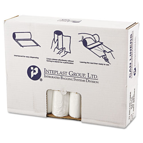 Inteplast Group wholesale. INTEPLAST High-density Commercial Can Liners Value Pack, 33 Gal, 10 Microns, 33