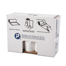 Load image into Gallery viewer, Inteplast Group wholesale. INTEPLAST High-density Commercial Can Liners Value Pack, 60 Gal, 14 Microns, 38&quot; X 58&quot;, Clear, 200-carton. HSD Wholesale: Janitorial Supplies, Breakroom Supplies, Office Supplies.