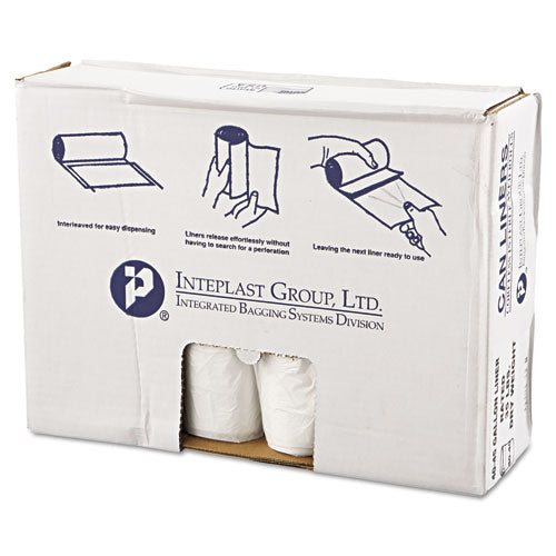 Inteplast Group wholesale. INTEPLAST High-density Commercial Can Liners Value Pack, 45 Gal, 11 Microns, 40