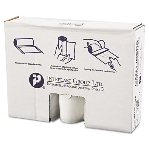 Inteplast Group wholesale. INTEPLAST High-density Commercial Can Liners Value Pack, 45 Gal, 12 Microns, 40