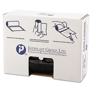 Inteplast Group wholesale. INTEPLAST High-density Commercial Can Liners Value Pack, 60 Gal, 19 Microns, 43" X 46", Black, 150-carton. HSD Wholesale: Janitorial Supplies, Breakroom Supplies, Office Supplies.