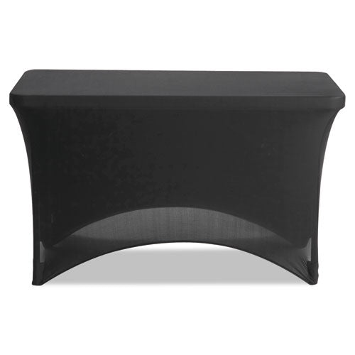 Iceberg wholesale. Stretch-fabric Table Cover, Polyester-spandex, 24" X 48", Black. HSD Wholesale: Janitorial Supplies, Breakroom Supplies, Office Supplies.