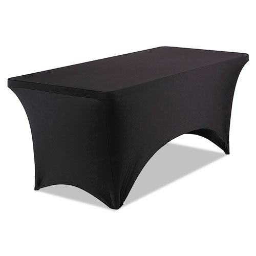 Iceberg wholesale. Stretch-fabric Table Cover, Polyester-spandex, 30" X 72", Black. HSD Wholesale: Janitorial Supplies, Breakroom Supplies, Office Supplies.