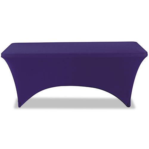 Iceberg wholesale. Stretch-fabric Table Cover, Polyester-spandex, 30" X 72", Blue. HSD Wholesale: Janitorial Supplies, Breakroom Supplies, Office Supplies.