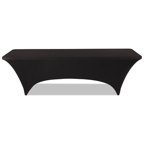 Iceberg wholesale. Stretch-fabric Table Cover, Polyester-spandex, 30" X 96", Black. HSD Wholesale: Janitorial Supplies, Breakroom Supplies, Office Supplies.
