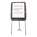 Iceberg wholesale. Portable Flipchart Easel With Dry Erase Surface, Resin, 35 X 30 X 73, Charcoal. HSD Wholesale: Janitorial Supplies, Breakroom Supplies, Office Supplies.