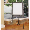 Iceberg wholesale. Portable Flipchart Easel With Dry Erase Surface, Resin, 35 X 30 X 73, Charcoal. HSD Wholesale: Janitorial Supplies, Breakroom Supplies, Office Supplies.