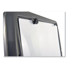 Load image into Gallery viewer, Iceberg wholesale. Presentation Flipchart Easel With Dry Erase Surface, Resin, 33w X 28d X 73h, Charcoal. HSD Wholesale: Janitorial Supplies, Breakroom Supplies, Office Supplies.