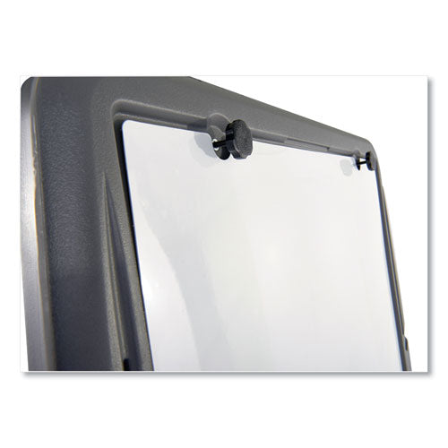 Iceberg wholesale. Presentation Flipchart Easel With Dry Erase Surface, Resin, 33w X 28d X 73h, Charcoal. HSD Wholesale: Janitorial Supplies, Breakroom Supplies, Office Supplies.