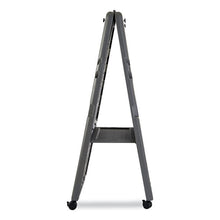 Load image into Gallery viewer, Iceberg wholesale. Presentation Flipchart Easel With Dry Erase Surface, Resin, 33w X 28d X 73h, Charcoal. HSD Wholesale: Janitorial Supplies, Breakroom Supplies, Office Supplies.