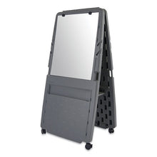 Load image into Gallery viewer, Iceberg wholesale. Presentation Flipchart Easel With Dry Erase Surface, Resin, 33w X 28d X 73h, Charcoal. HSD Wholesale: Janitorial Supplies, Breakroom Supplies, Office Supplies.