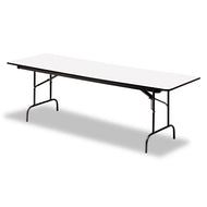 Iceberg wholesale. Premium Wood Laminate Folding Table, Rectangular, 60w X 30d X 29h, Gray-charcoal. HSD Wholesale: Janitorial Supplies, Breakroom Supplies, Office Supplies.