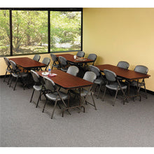 Load image into Gallery viewer, Iceberg wholesale. Premium Wood Laminate Folding Table, Rectangular, 72w X 30d X 29h, Mahogany. HSD Wholesale: Janitorial Supplies, Breakroom Supplies, Office Supplies.