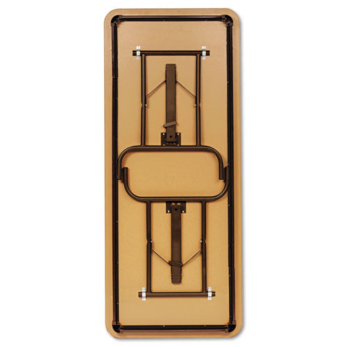 Iceberg wholesale. Premium Wood Laminate Folding Table, Rectangular, 72w X 18d X 29h, Mahogany. HSD Wholesale: Janitorial Supplies, Breakroom Supplies, Office Supplies.