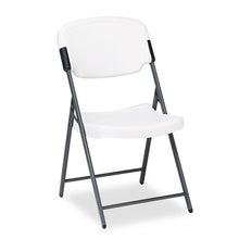 Load image into Gallery viewer, Iceberg wholesale. Rough &#39;n Ready Folding Chair, Platinum Seat-platinum Back, Black Base. HSD Wholesale: Janitorial Supplies, Breakroom Supplies, Office Supplies.