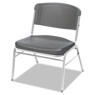 Iceberg wholesale. Rough 'n Ready Big And Tall Stack Chair, Charcoal Seat-charcoal Back, Silver Base, 4-carton. HSD Wholesale: Janitorial Supplies, Breakroom Supplies, Office Supplies.