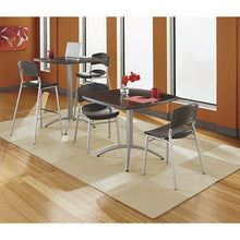 Load image into Gallery viewer, Iceberg wholesale. Caféworks Cafe Chair, Graphite Seat-graphite Back, Silver Base, 2-carton. HSD Wholesale: Janitorial Supplies, Breakroom Supplies, Office Supplies.