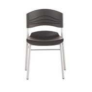 Iceberg wholesale. Caféworks Cafe Chair, Graphite Seat-graphite Back, Silver Base, 2-carton. HSD Wholesale: Janitorial Supplies, Breakroom Supplies, Office Supplies.