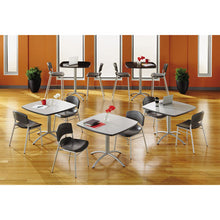 Load image into Gallery viewer, Iceberg wholesale. Caféworks Bistro Stool, Graphite Seat-graphite Back, Silver Base. HSD Wholesale: Janitorial Supplies, Breakroom Supplies, Office Supplies.