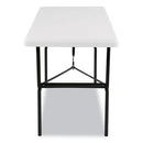 Iceberg wholesale. Indestructables Too 1200 Series Folding Table, 48w X 24d X 29h, Platinum. HSD Wholesale: Janitorial Supplies, Breakroom Supplies, Office Supplies.
