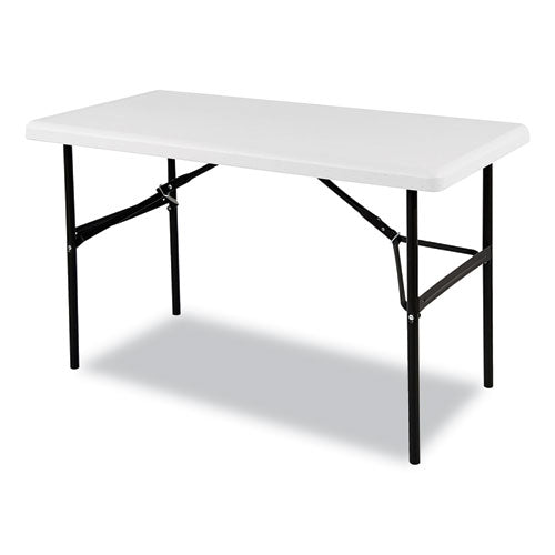 Iceberg wholesale. Indestructables Too 1200 Series Folding Table, 48w X 24d X 29h, Platinum. HSD Wholesale: Janitorial Supplies, Breakroom Supplies, Office Supplies.