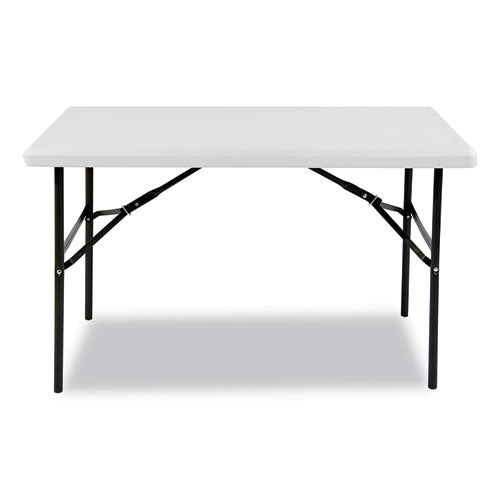 Iceberg wholesale. Indestructables Too 1200 Series Folding Table, 48w X 24d X 29h, Platinum. HSD Wholesale: Janitorial Supplies, Breakroom Supplies, Office Supplies.