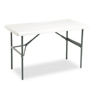 Iceberg wholesale. Indestructables Too 1200 Series Folding Table, 48w X 24d X 29h, Platinum. HSD Wholesale: Janitorial Supplies, Breakroom Supplies, Office Supplies.