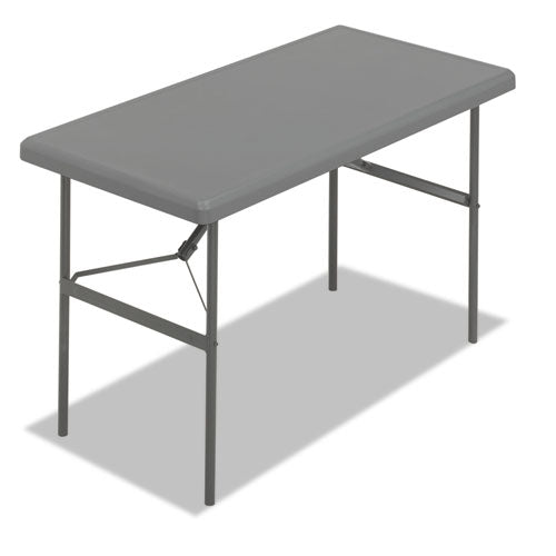 Iceberg wholesale. Indestructables Too 1200 Series Folding Table, 48w X 24d X 29h, Charcoal. HSD Wholesale: Janitorial Supplies, Breakroom Supplies, Office Supplies.