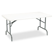 Load image into Gallery viewer, Iceberg wholesale. Indestructables Too 1200 Series Folding Table, 60w X 30d X 29h, Platinum. HSD Wholesale: Janitorial Supplies, Breakroom Supplies, Office Supplies.