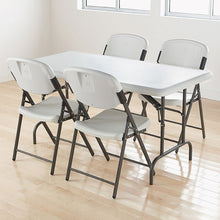 Load image into Gallery viewer, Iceberg wholesale. Indestructables Too 1200 Series Folding Table, 60w X 30d X 29h, Platinum. HSD Wholesale: Janitorial Supplies, Breakroom Supplies, Office Supplies.