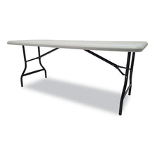 Load image into Gallery viewer, Iceberg wholesale. Indestructables Too 1200 Series Folding Table, 72w X 30d X 29h, Platinum. HSD Wholesale: Janitorial Supplies, Breakroom Supplies, Office Supplies.