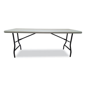 Iceberg wholesale. Indestructables Too 1200 Series Folding Table, 72w X 30d X 29h, Platinum. HSD Wholesale: Janitorial Supplies, Breakroom Supplies, Office Supplies.