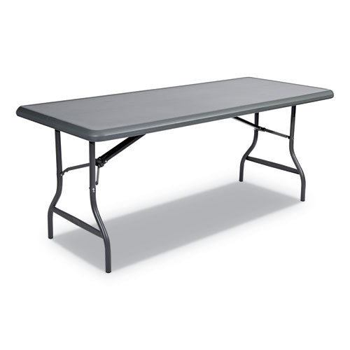 Iceberg wholesale. Indestructables Too 1200 Series Folding Table, 72w X 30d X 29h, Charcoal. HSD Wholesale: Janitorial Supplies, Breakroom Supplies, Office Supplies.
