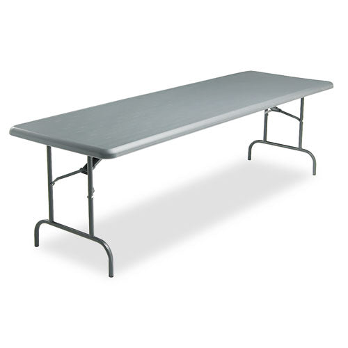 Iceberg wholesale. Indestructables Too 1200 Series Folding Table, 96w X 30d X 29h, Charcoal. HSD Wholesale: Janitorial Supplies, Breakroom Supplies, Office Supplies.