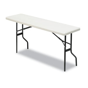 Iceberg wholesale. Indestructables Too 1200 Series Folding Table, 60w X 18d X 29h, Platinum. HSD Wholesale: Janitorial Supplies, Breakroom Supplies, Office Supplies.