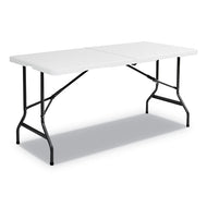 Iceberg wholesale. Indestructables Too 1200 Series Bi-fold Table, 60w X 30d X 29h, Platinum. HSD Wholesale: Janitorial Supplies, Breakroom Supplies, Office Supplies.