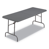 Iceberg wholesale. Indestructables Too 1200 Series Folding Table, 30w X 72d X 29h, Charcoal. HSD Wholesale: Janitorial Supplies, Breakroom Supplies, Office Supplies.