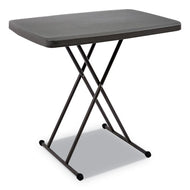 Iceberg wholesale. Indestructables Too 1200 Series Resin Personal Folding Table, 30 X 20, Charcoal. HSD Wholesale: Janitorial Supplies, Breakroom Supplies, Office Supplies.