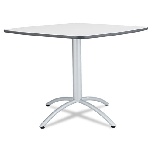 Iceberg wholesale. Caféworks Table, 36w X 36d X 30h, Gray-silver. HSD Wholesale: Janitorial Supplies, Breakroom Supplies, Office Supplies.