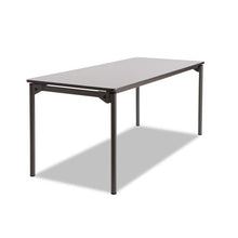 Load image into Gallery viewer, Iceberg wholesale. Maxx Legroom Rectangular Folding Table, 72w X 30d X 29-1-2h, Gray-charcoal. HSD Wholesale: Janitorial Supplies, Breakroom Supplies, Office Supplies.