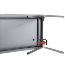 Load image into Gallery viewer, Iceberg wholesale. Maxx Legroom Rectangular Folding Table, 72w X 30d X 29-1-2h, Gray-charcoal. HSD Wholesale: Janitorial Supplies, Breakroom Supplies, Office Supplies.