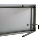 Iceberg wholesale. Maxx Legroom Rectangular Folding Table, 72w X 30d X 29-1-2h, Gray-charcoal. HSD Wholesale: Janitorial Supplies, Breakroom Supplies, Office Supplies.