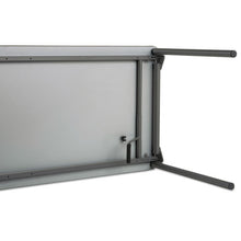 Load image into Gallery viewer, Iceberg wholesale. Maxx Legroom Rectangular Folding Table, 72w X 30d X 29-1-2h, Gray-charcoal. HSD Wholesale: Janitorial Supplies, Breakroom Supplies, Office Supplies.