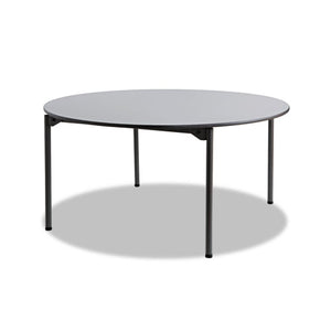 Iceberg wholesale. Maxx Legroom Round Folding Table, 60" Dia. X 29-1-2"h, Gray-charcoal. HSD Wholesale: Janitorial Supplies, Breakroom Supplies, Office Supplies.