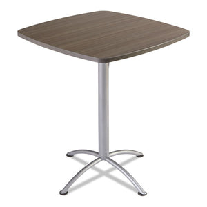 Iceberg wholesale. Iland Table, Contour, Square Bistro Style, 36" X 36" X 42", Natural Teak-silver. HSD Wholesale: Janitorial Supplies, Breakroom Supplies, Office Supplies.