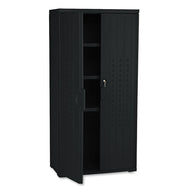 Iceberg wholesale. Officeworks Resin Storage Cabinet, 33w X 18d X 66h, Black. HSD Wholesale: Janitorial Supplies, Breakroom Supplies, Office Supplies.