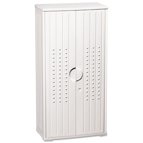 Iceberg wholesale. Officeworks Resin Storage Cabinet, 33w X 18d X 66h, Platinum. HSD Wholesale: Janitorial Supplies, Breakroom Supplies, Office Supplies.
