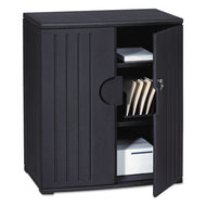 Iceberg wholesale. Officeworks Resin Storage Cabinet, 36w X 22d X 46h, Black. HSD Wholesale: Janitorial Supplies, Breakroom Supplies, Office Supplies.